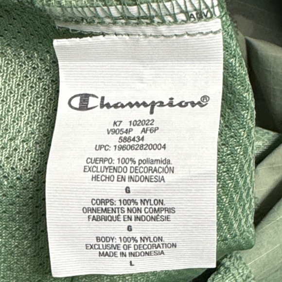 Champion Packable Anorak Camouflage Jacket Size Large - Picture 10 of 13